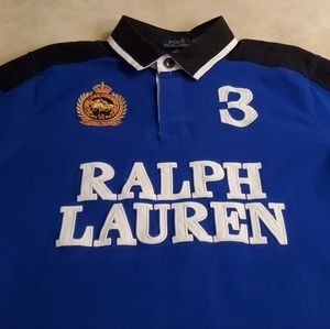New $165 Polo Ralph Lauren Men's Custom Fit Rugby Fleece Sweatshirt Cotton-Blend